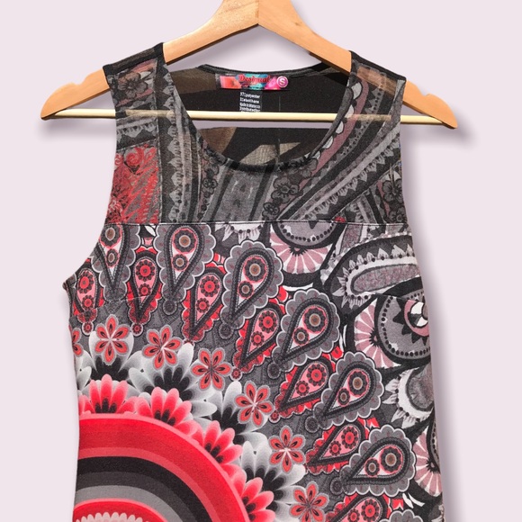 Desigual, Sleeveless Dress, Size Small - Picture 14 of 16